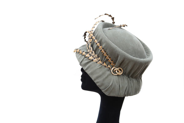 Olive Bucket Cloche ~ SOLD