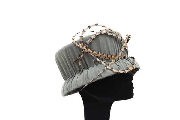 Olive Bucket Cloche ~ SOLD