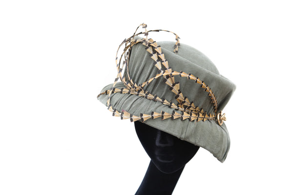 Olive Bucket Cloche ~ SOLD