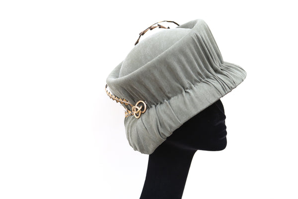 Olive Bucket Cloche ~ SOLD