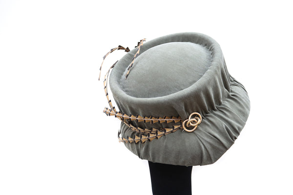 Olive Bucket Cloche ~ SOLD