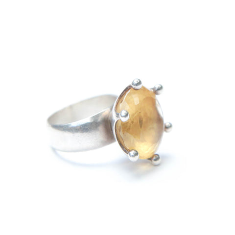 Citrine Crown Ring ~ SOLD