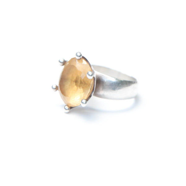 Citrine Crown Ring ~ SOLD
