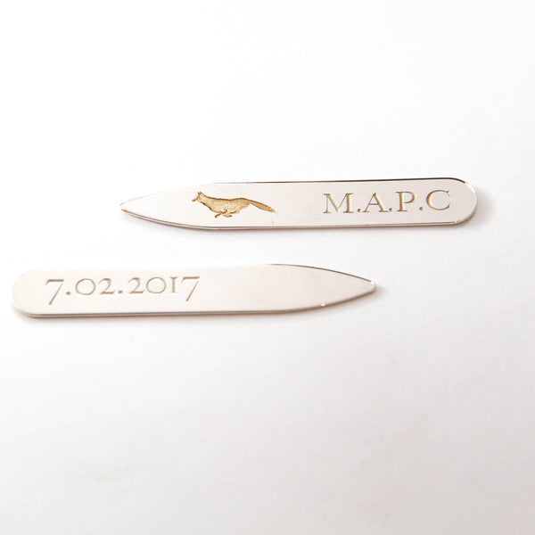 Running Gold Fox Collar Stiffeners