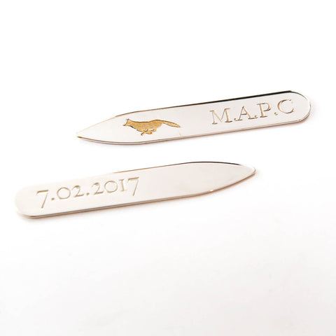 Running Gold Fox Collar Stiffeners