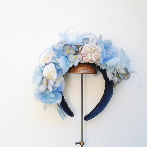 Blue Flower Crown ~ SOLD