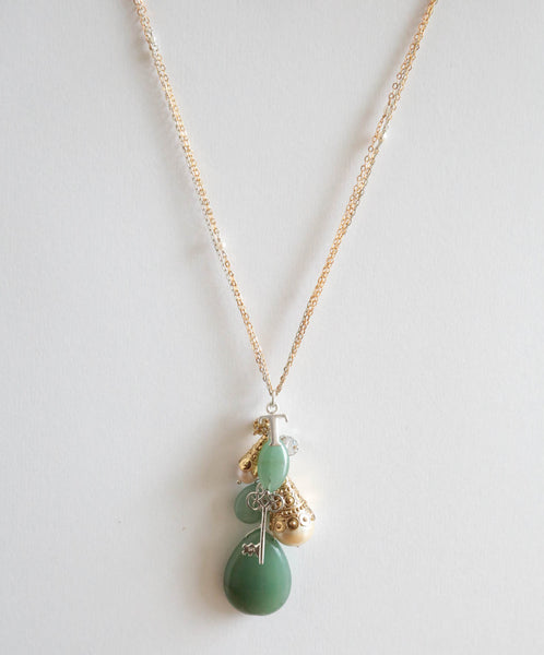 Jade Olive Key & Initial