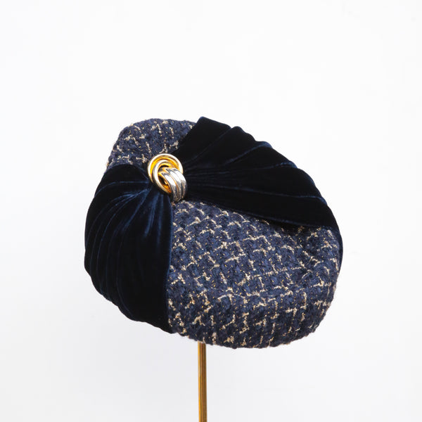 Navy Chanel Bow Knot ~ SOLD