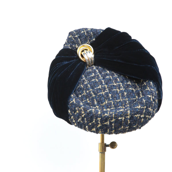 Navy Chanel Bow Knot ~ SOLD