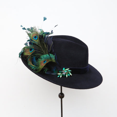 Peacock Trilby ~ SOLD