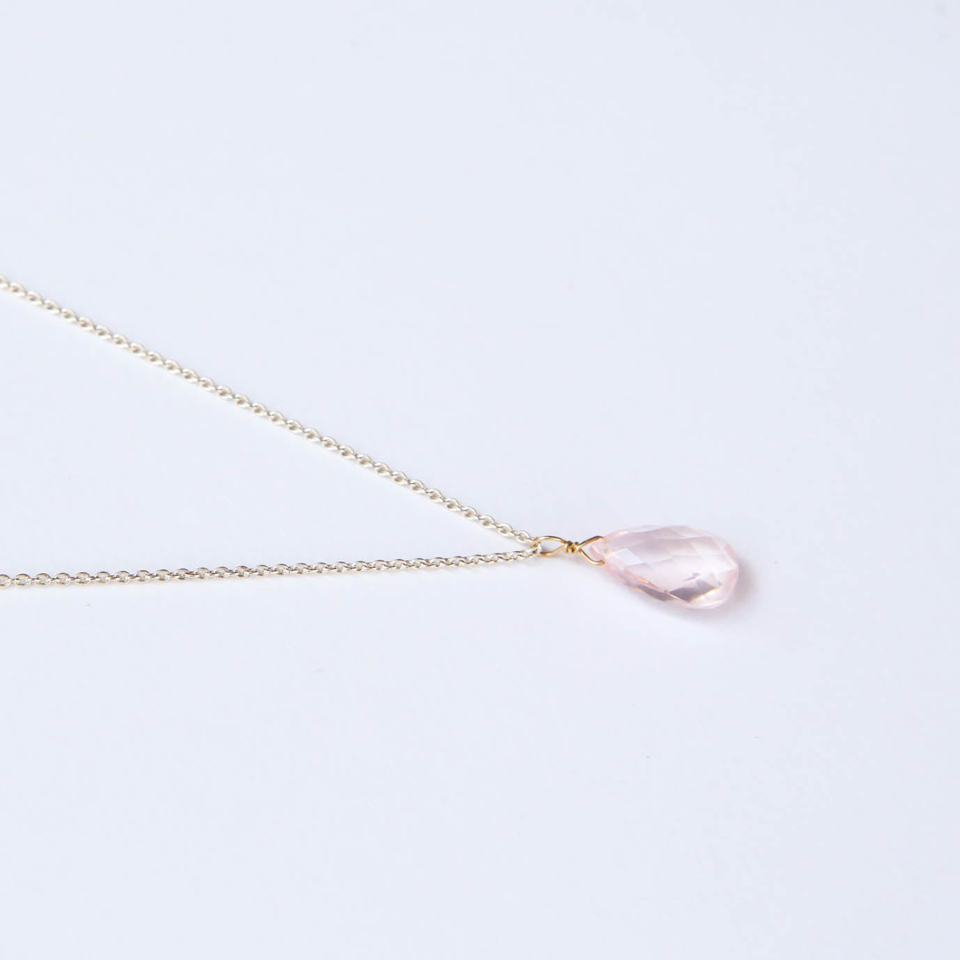 Rose Quartz Teardrop
