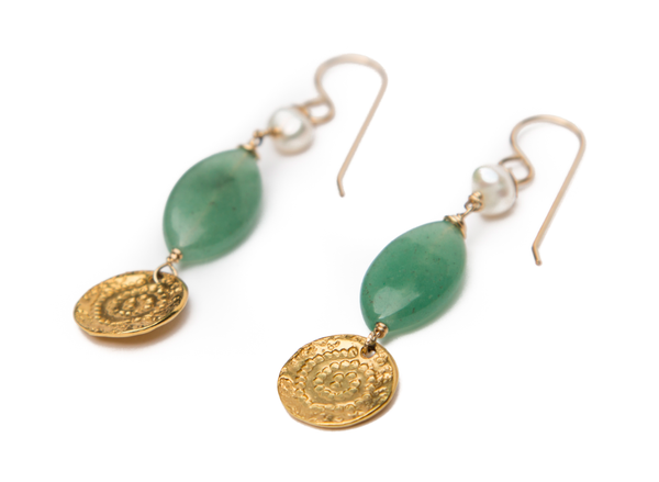 Athena Jade Earrings