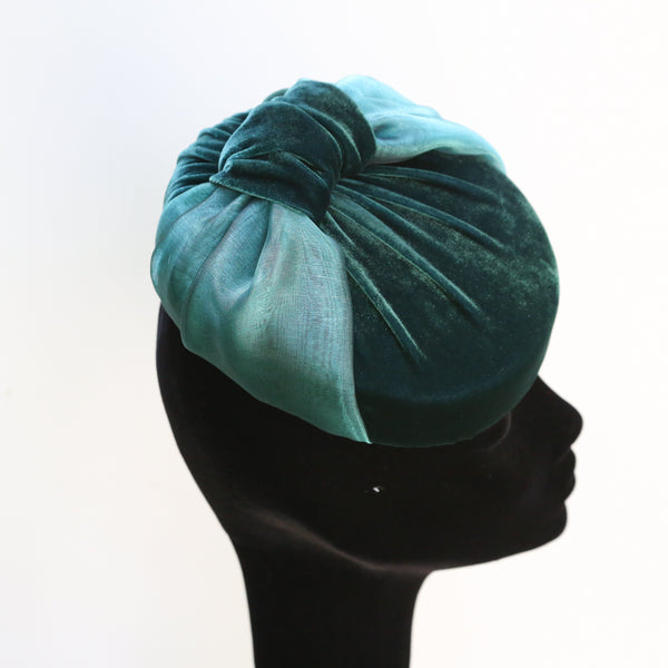 Teal Organza Bow