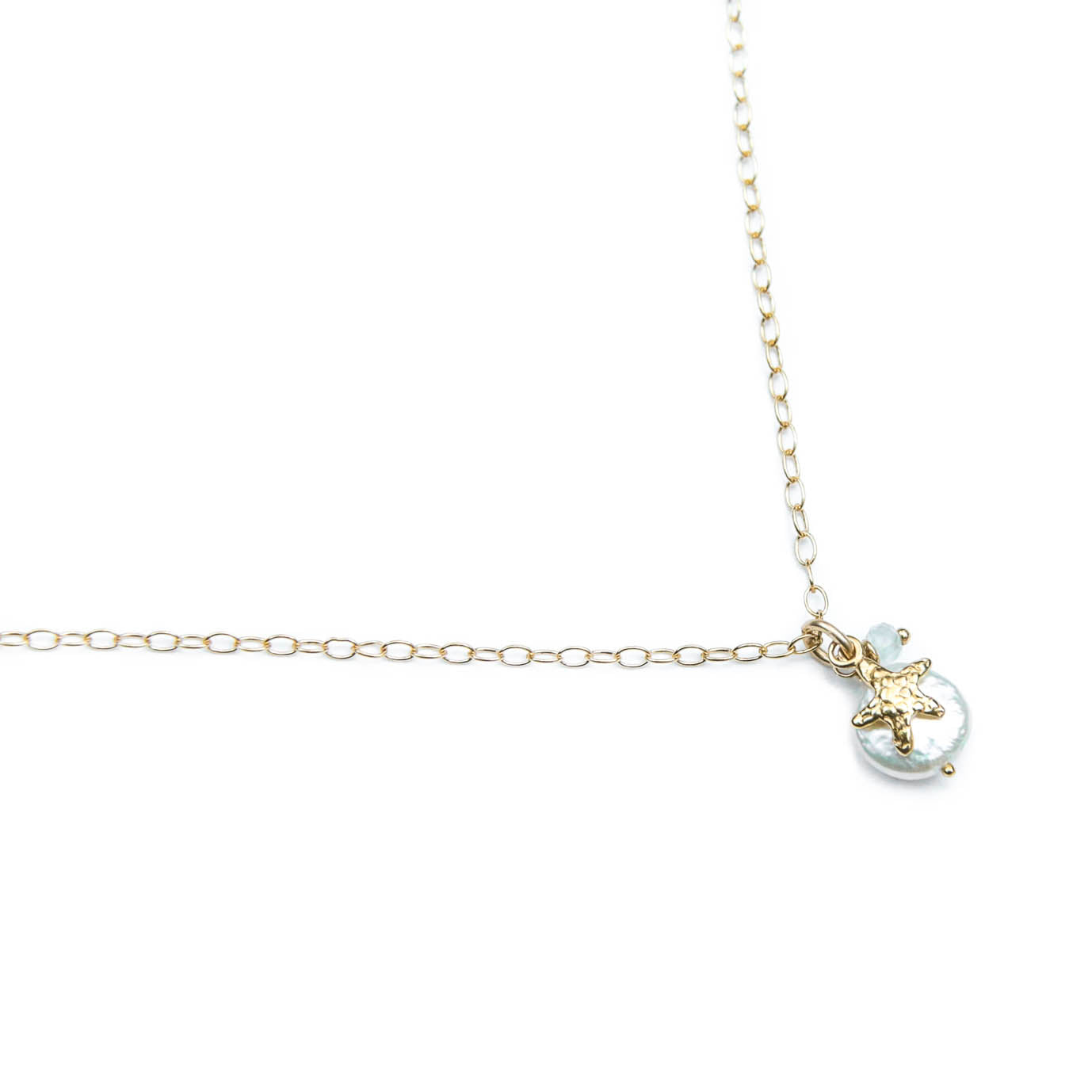 Starfish Pearl Pendant