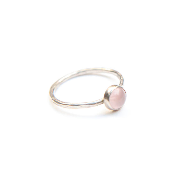 Rose Quartz Cabachon Stacking Set
