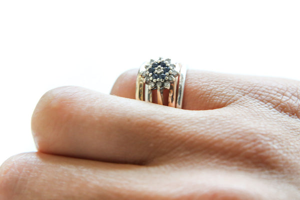 Vintage Sapphire Ring Stack ~ SOLD