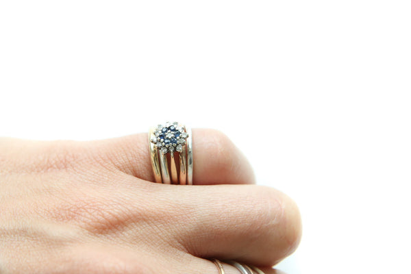 Vintage Sapphire Ring Stack ~ SOLD