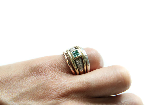 Antique Emerald Stack ~ SOLD