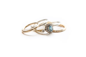 Vintage Aqua stack ~ SOLD
